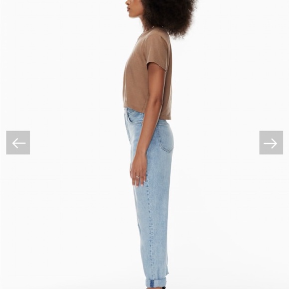 Denim Forum High Rise Light Blue Jeans - Picture 2 of 3